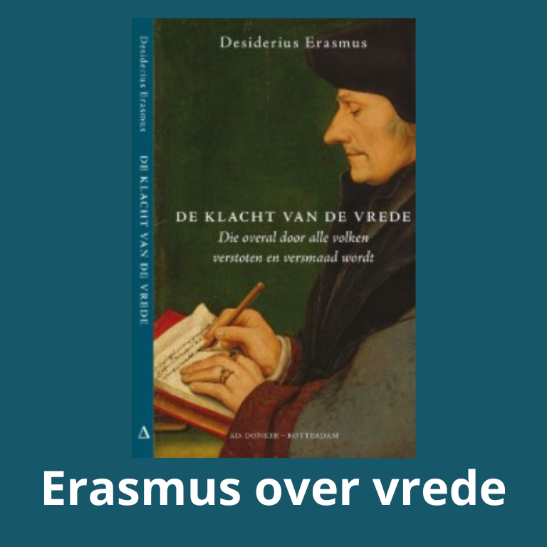 cover boek Erasmus over vrede