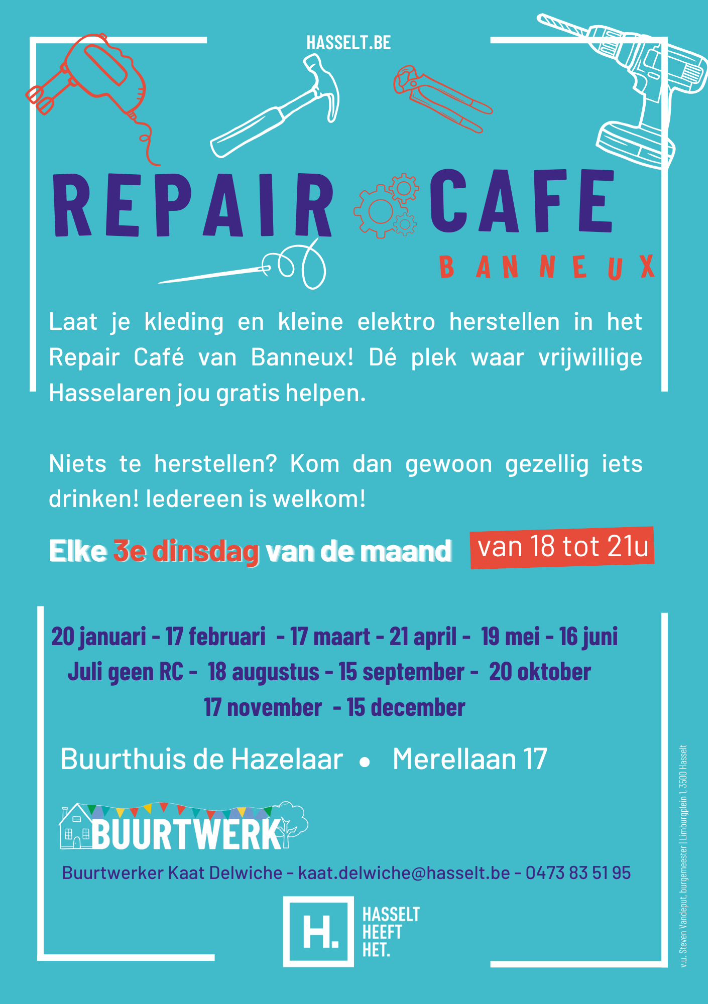 Affiche Repair Café Banneux