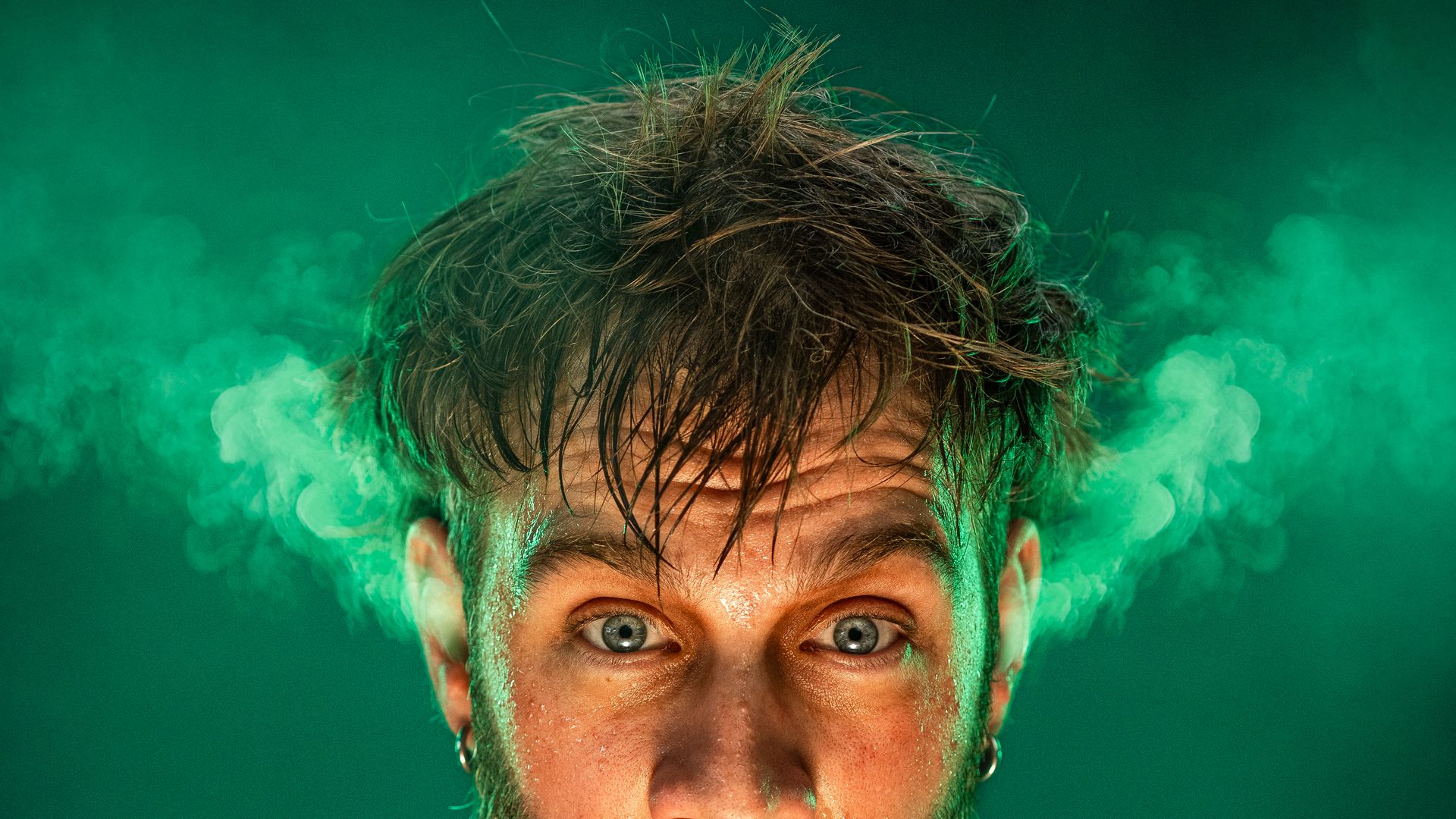 Pieter Verelst voor groen licht met stoom uit zijn oren.