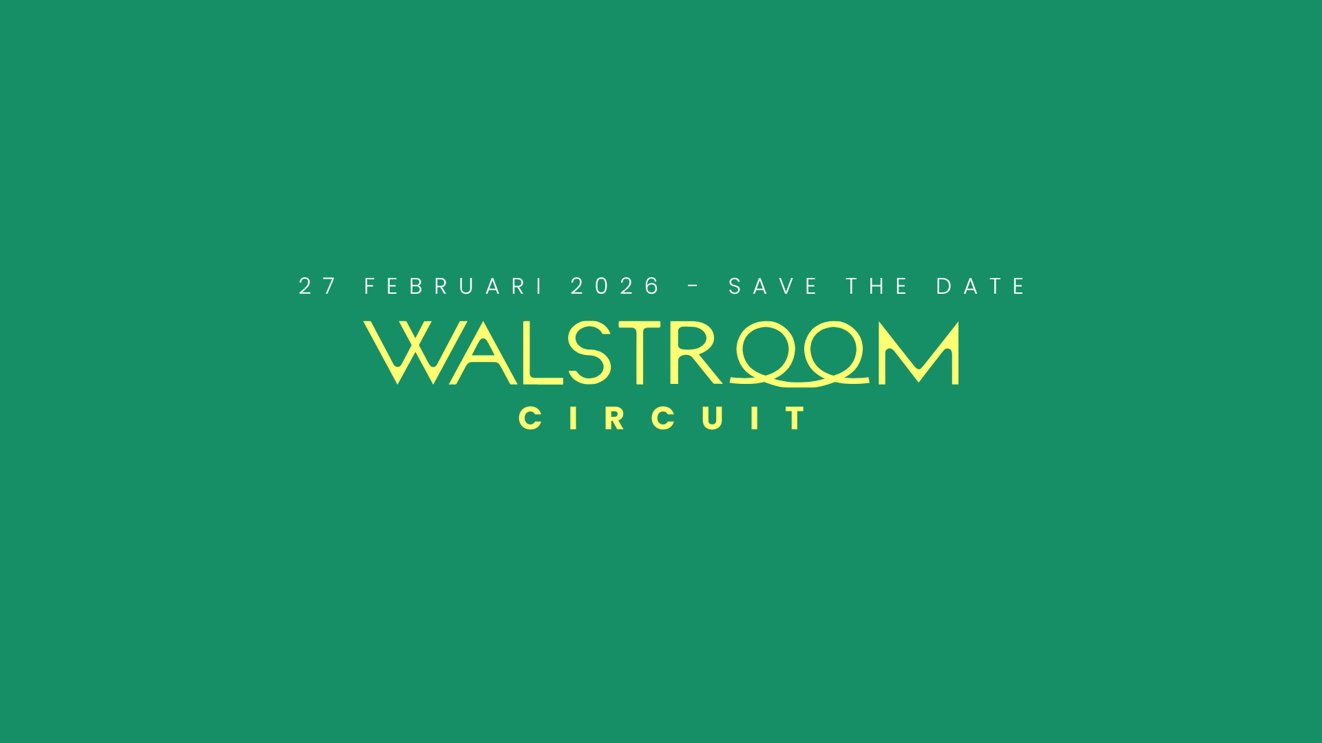 Walstroom Circuit - Save The Date 27 februari