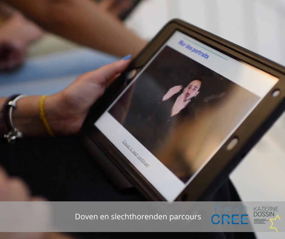 Parcours voor personen met een auditieve beperking