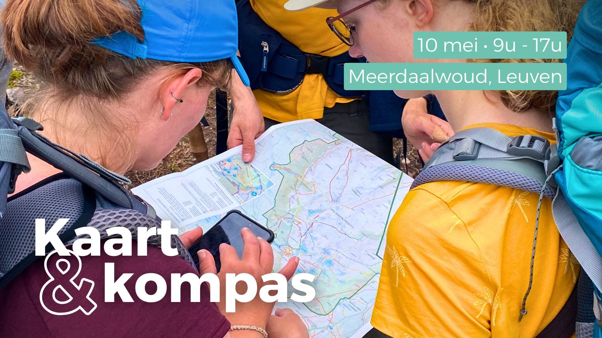 Jongeren lezen kaart