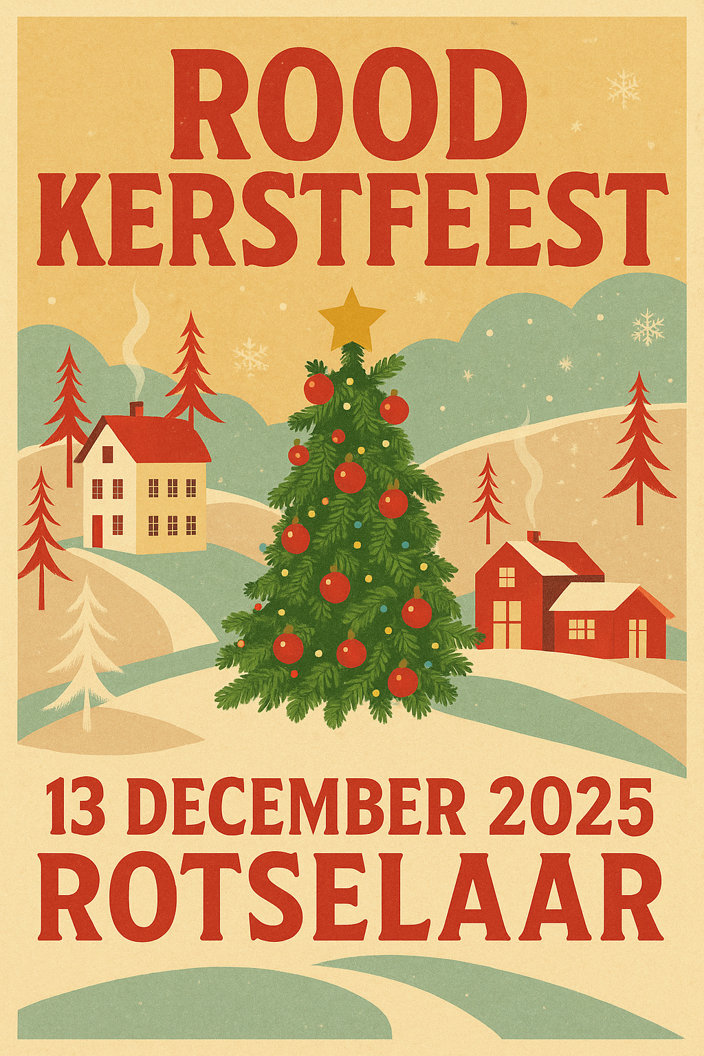 Rood Kinderkerstfeest Rotselaar