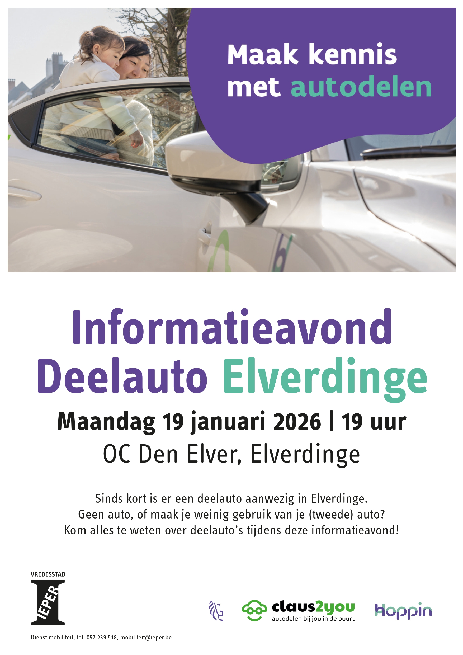 Affiche deelauto Elverdinge