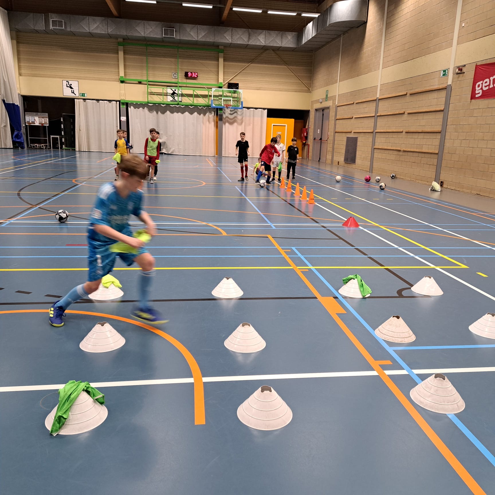indoor voetbalstage