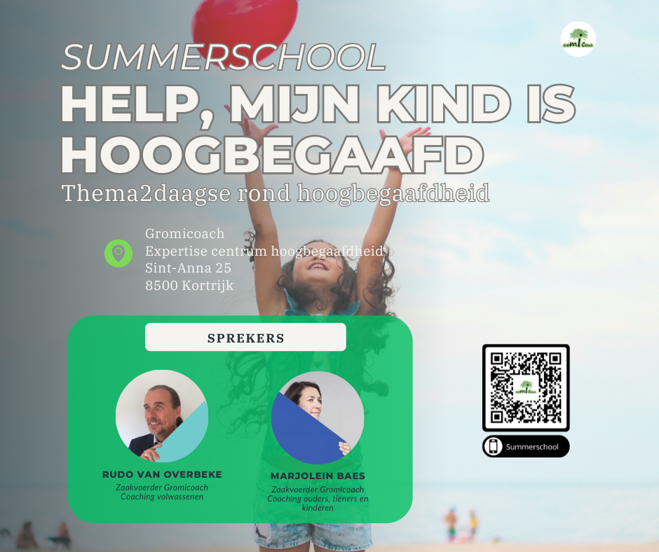 Summerschool hoogbegaafdheid voor ouders