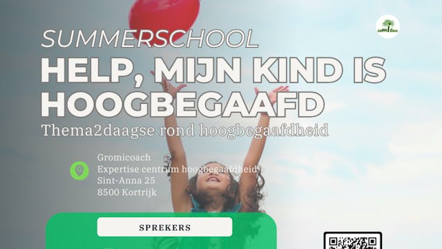 Summerschool hoogbegaafdheid voor ouders