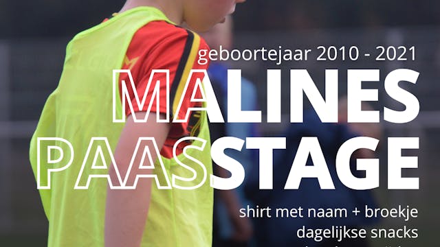 Flyer Malines Paasstage RB Elzestraat