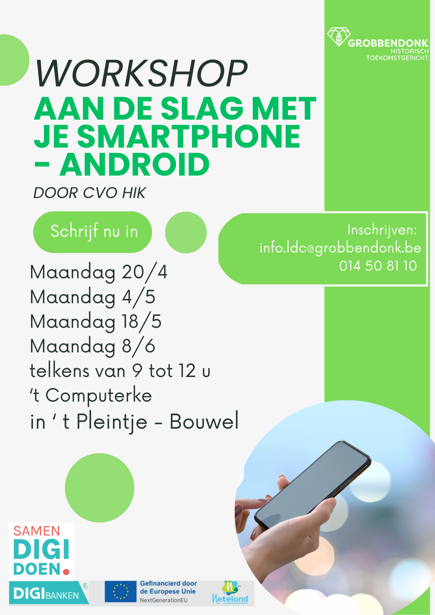 Aan de slag met je smartphone