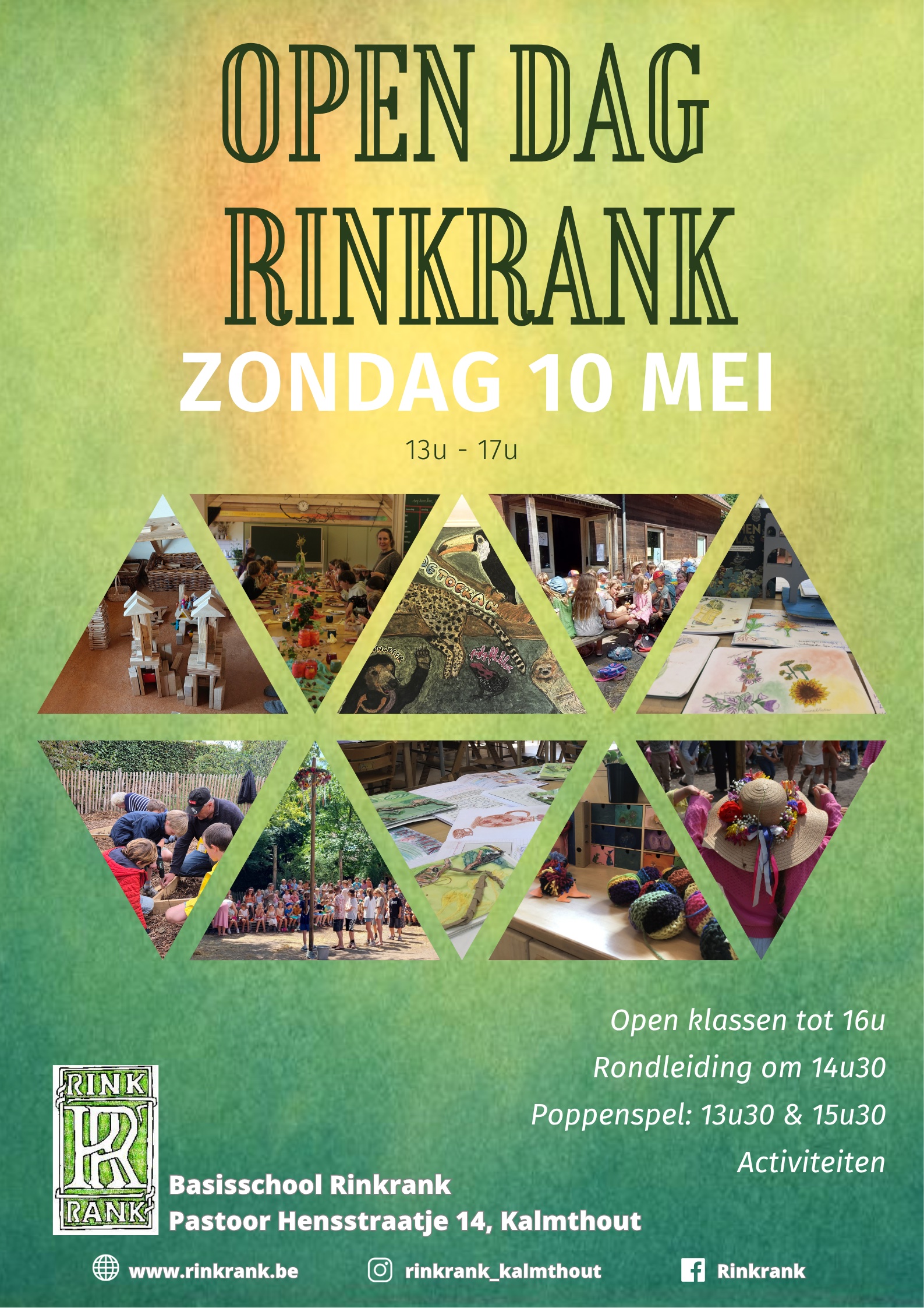 Iedereen welkom om onze school te komen ontdekken