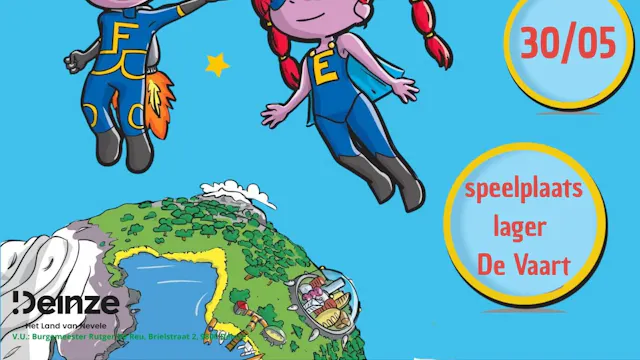 Affiche schoolfeest GBS De Vaart