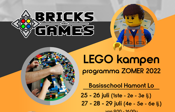 Fun with Bricks and Games LEGO-kamp georganiseerd dooe Vision Art