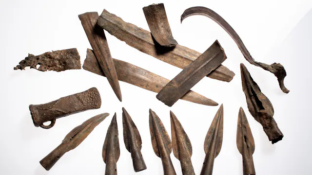 Wapens uit de bronstijd (vindplaats: Zandhoven)