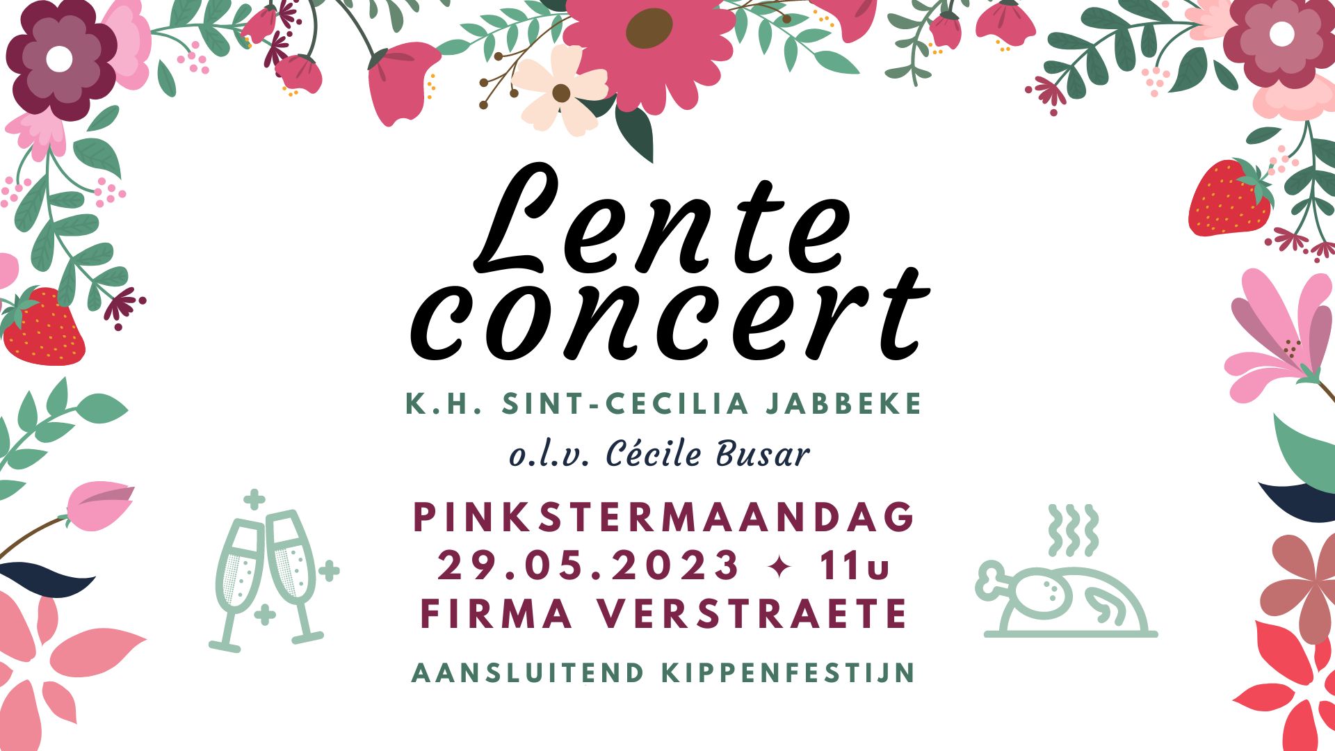 Banner Lenteconcert met aansluitend kippenfestijn