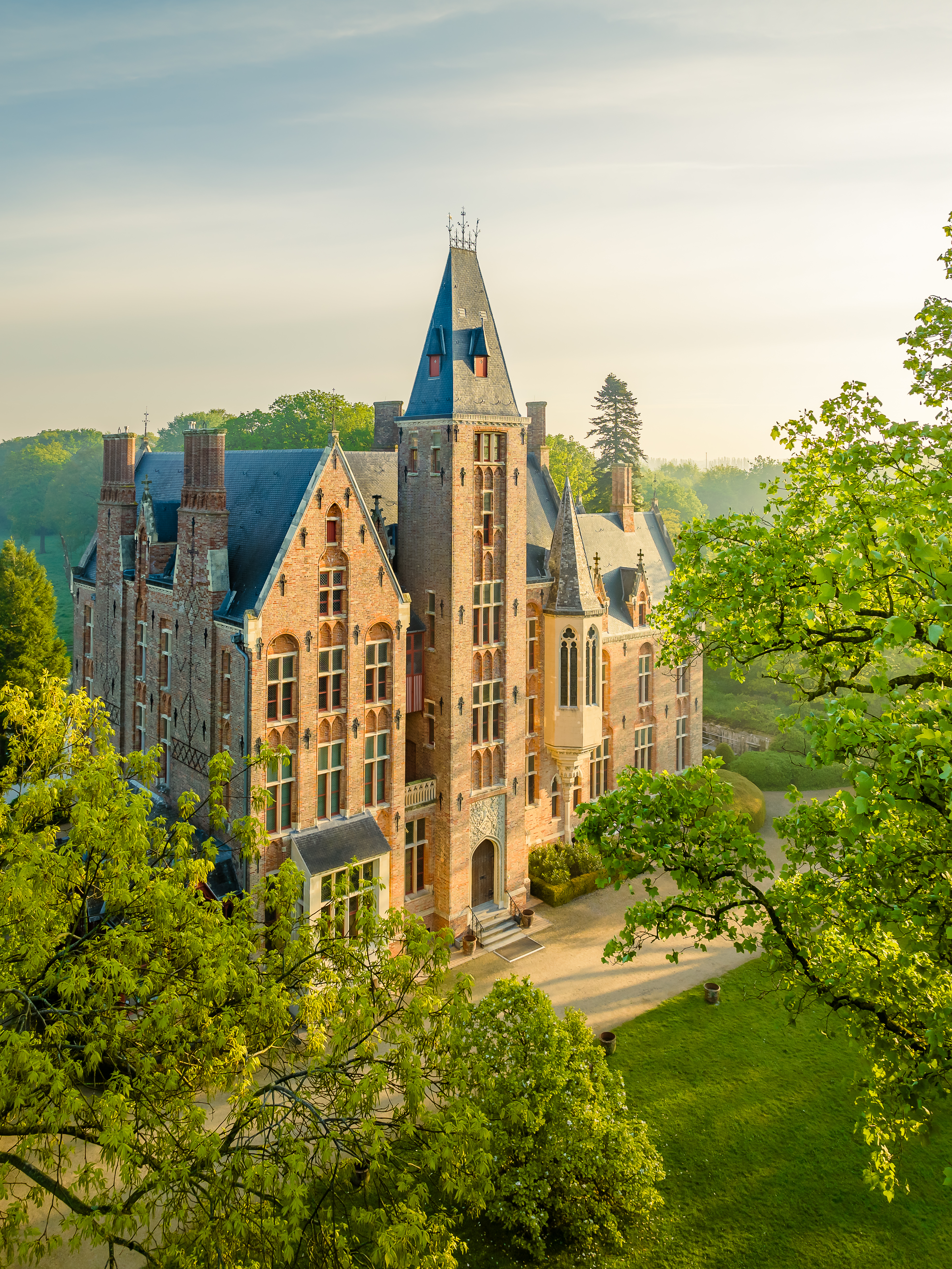 Voorgevel Kasteel van Loppem