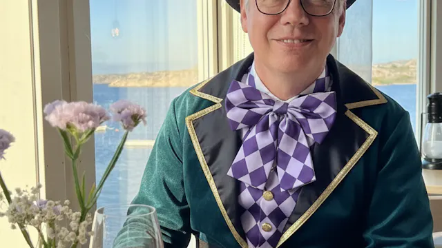 Neen, zo zal ik niet gekleed zijn op mijn show.