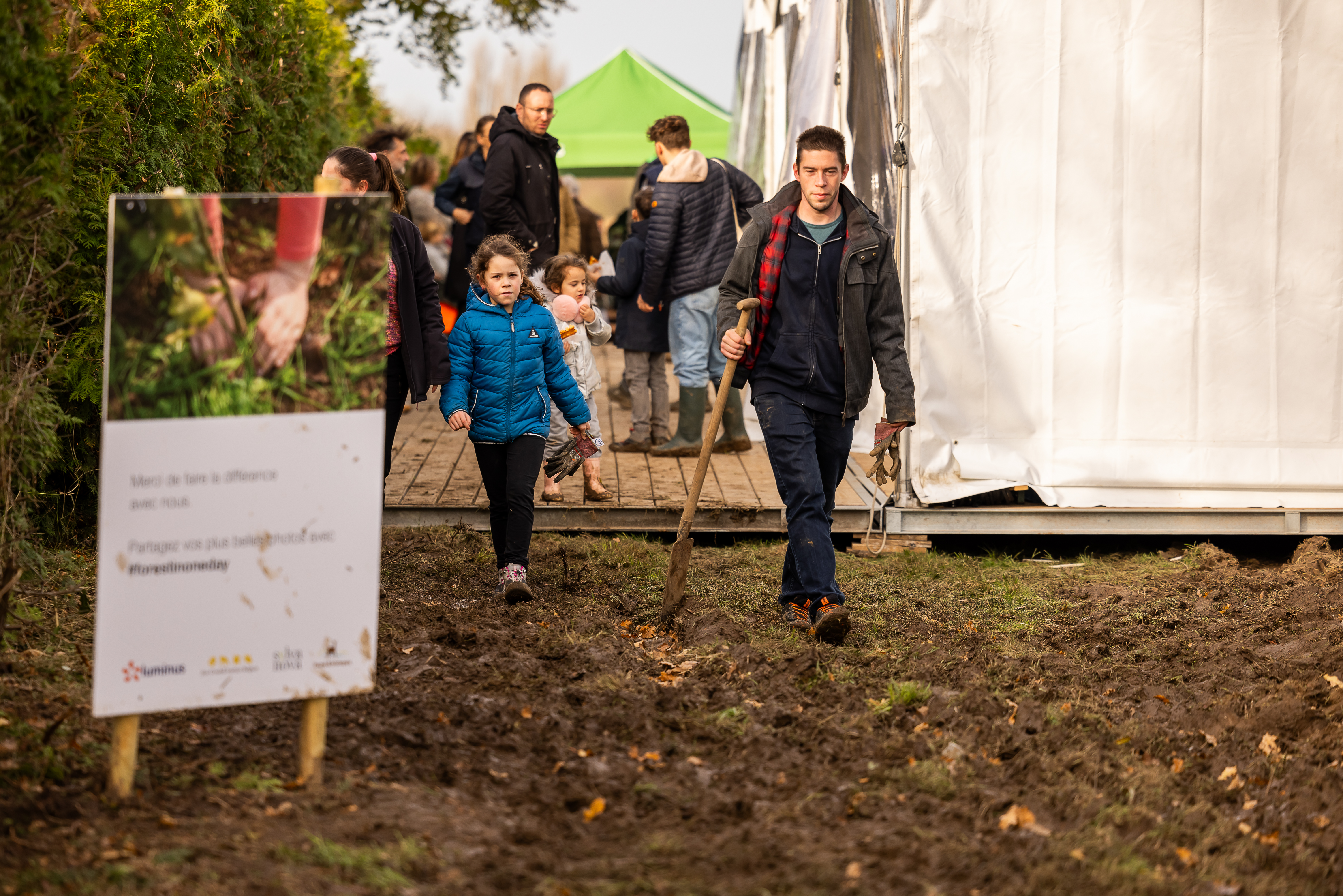 Boomplantactie Luminus Forest in One Day