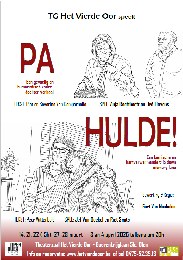 Eén pakket, 2 voorstellingen. Pa & Hulde!