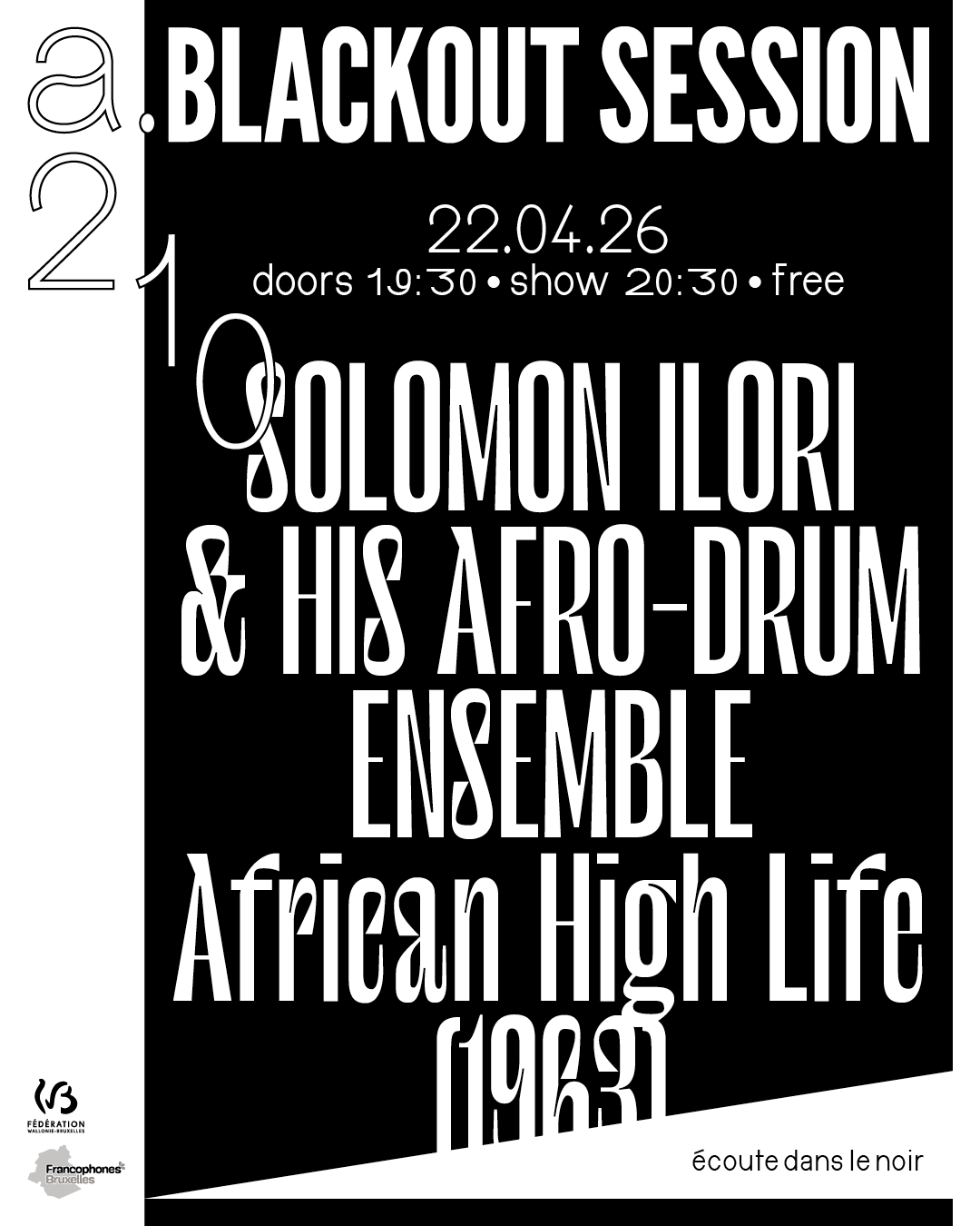 Blackout Session - Solomon Ilori & his Afro-Drum Ensemble - African High Life (1963)