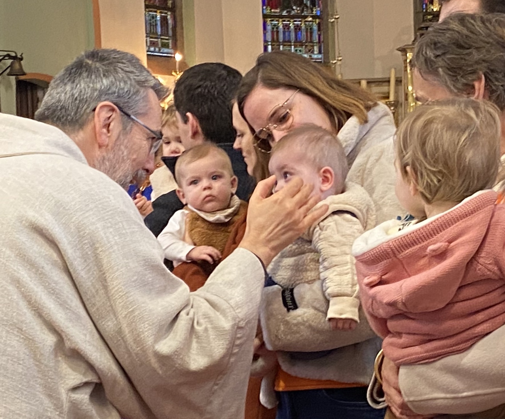 Alle pas gedoopte kinderen worden gezegend