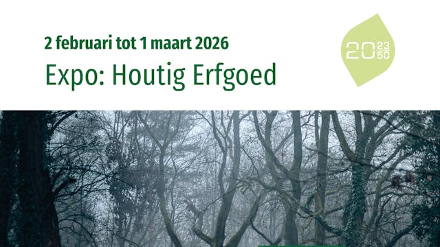 affiche expo houtig erfgoed