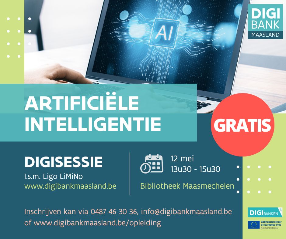 Digisessie: Artificiële intelligentie
