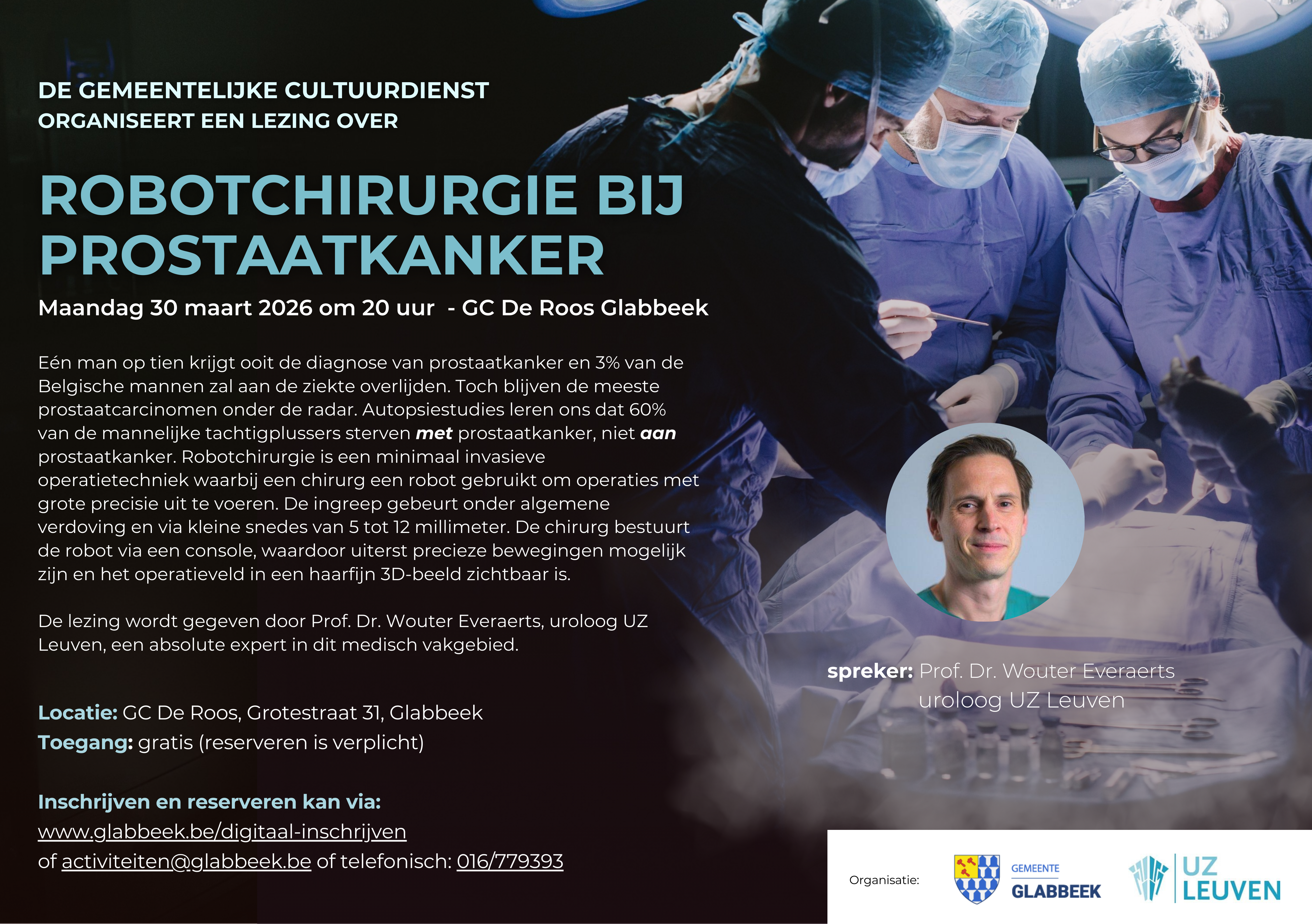 Robotchirurgie bij prostaatkanker