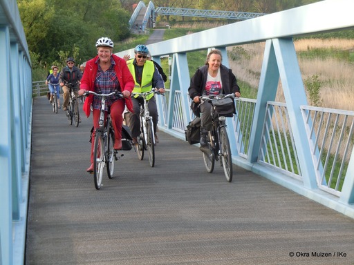 Fietsen iin de natuur wordt warm aanbevolen !