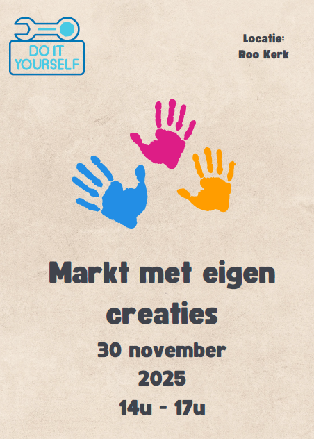 markt met aanbod van lokale doe-het-zelvers tijdens Herberg RooKerk