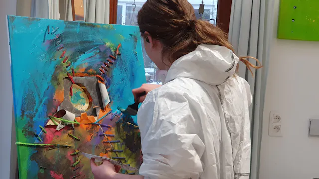 schilderen in vrijheid