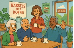 Babbels met koffie