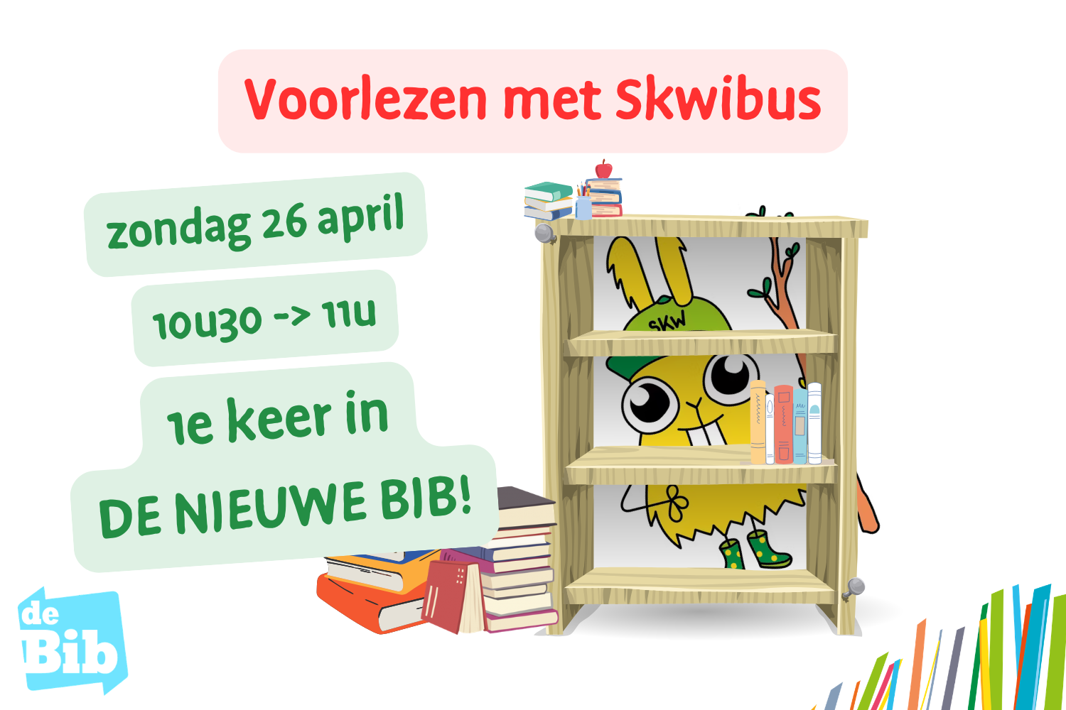 Voorlezen met Skwibus april