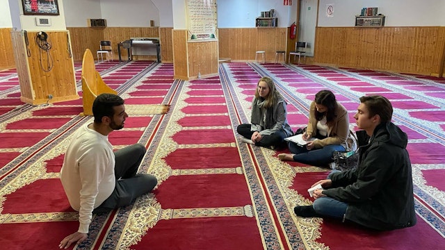 Bezoek aan de moskee van Kortrijk