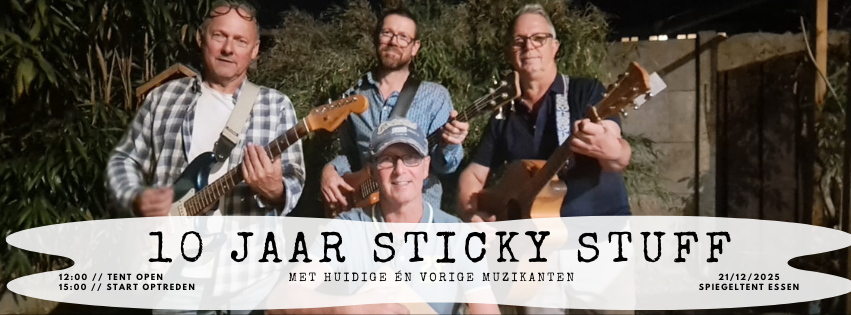10 JAAR STICKY STUFF