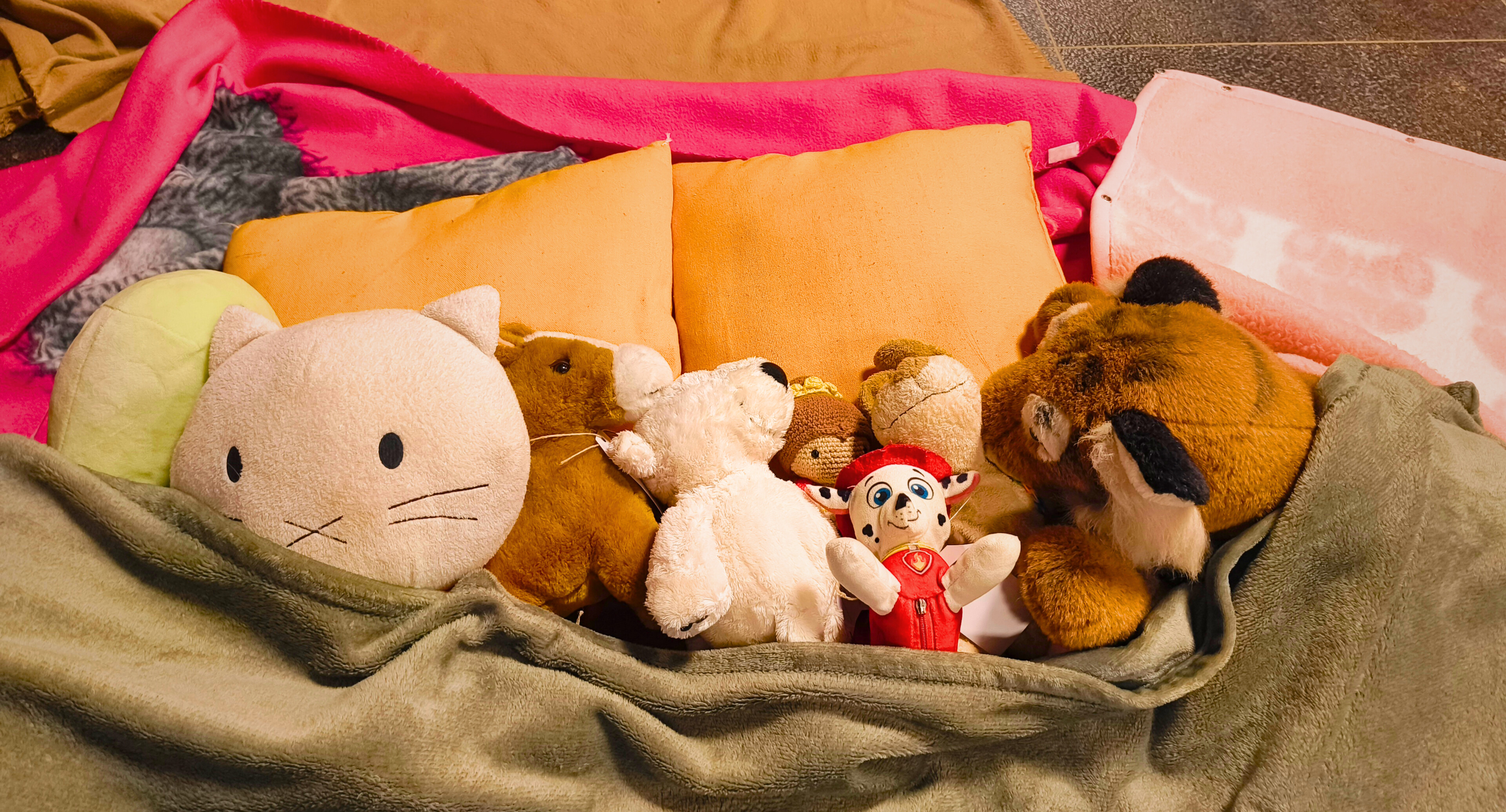 Slapende knuffels