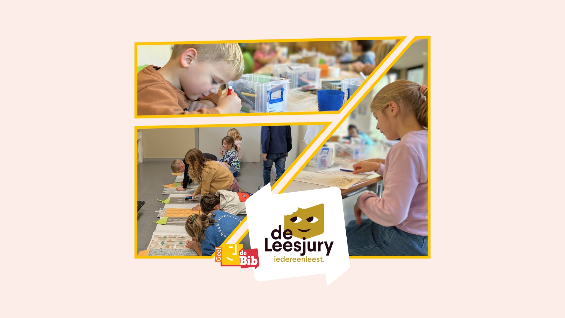 de leesjury in bib Geel