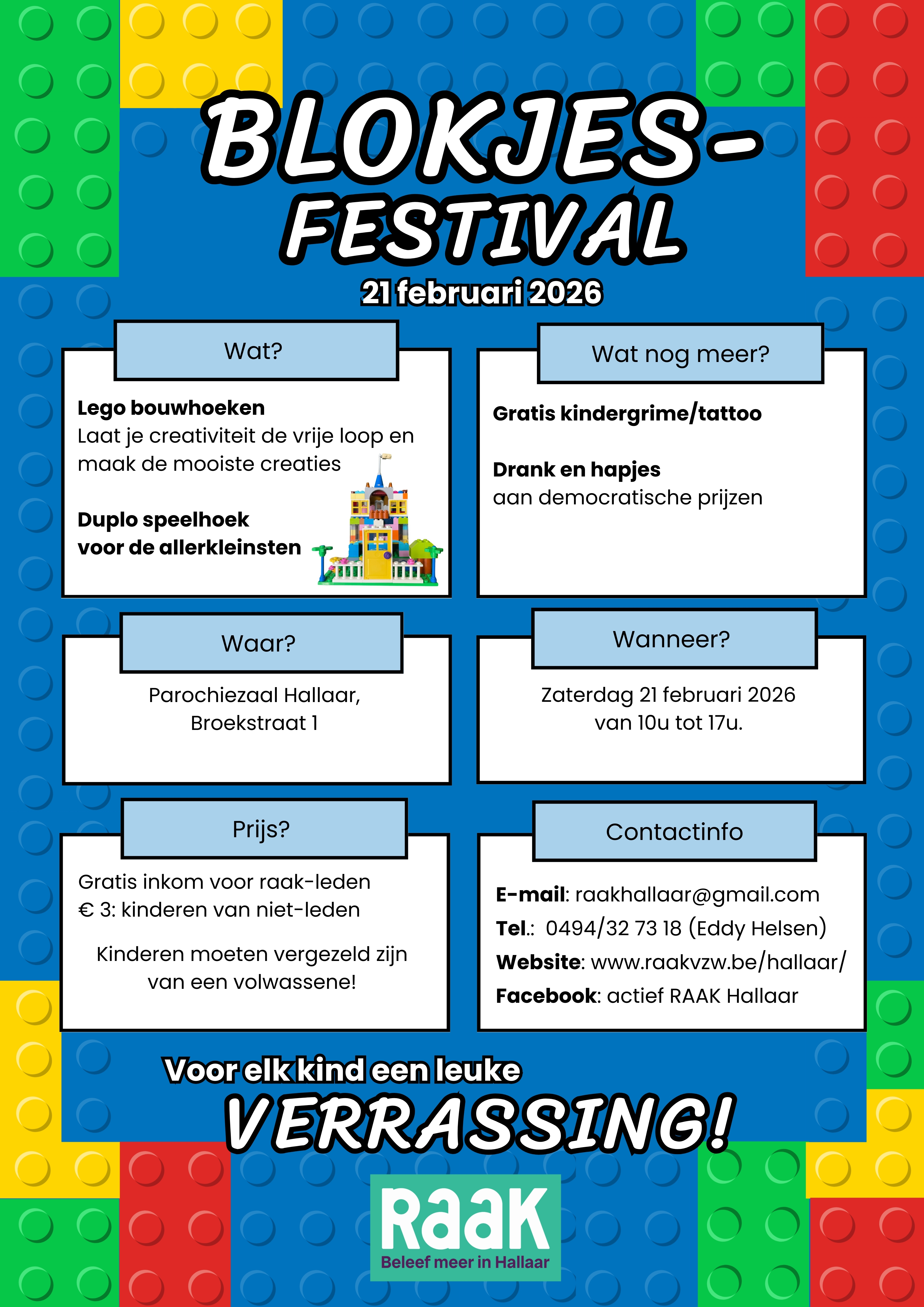 Blokjesfestival (lego en duplo)