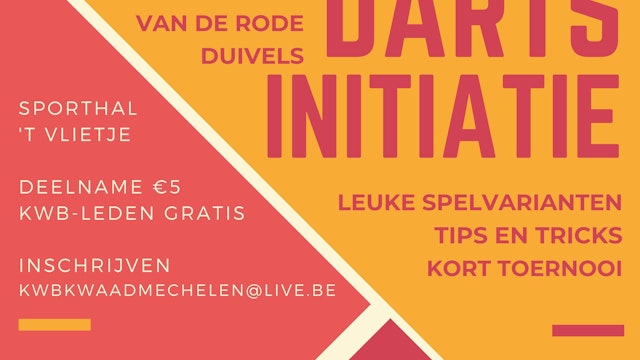Darts initiatie