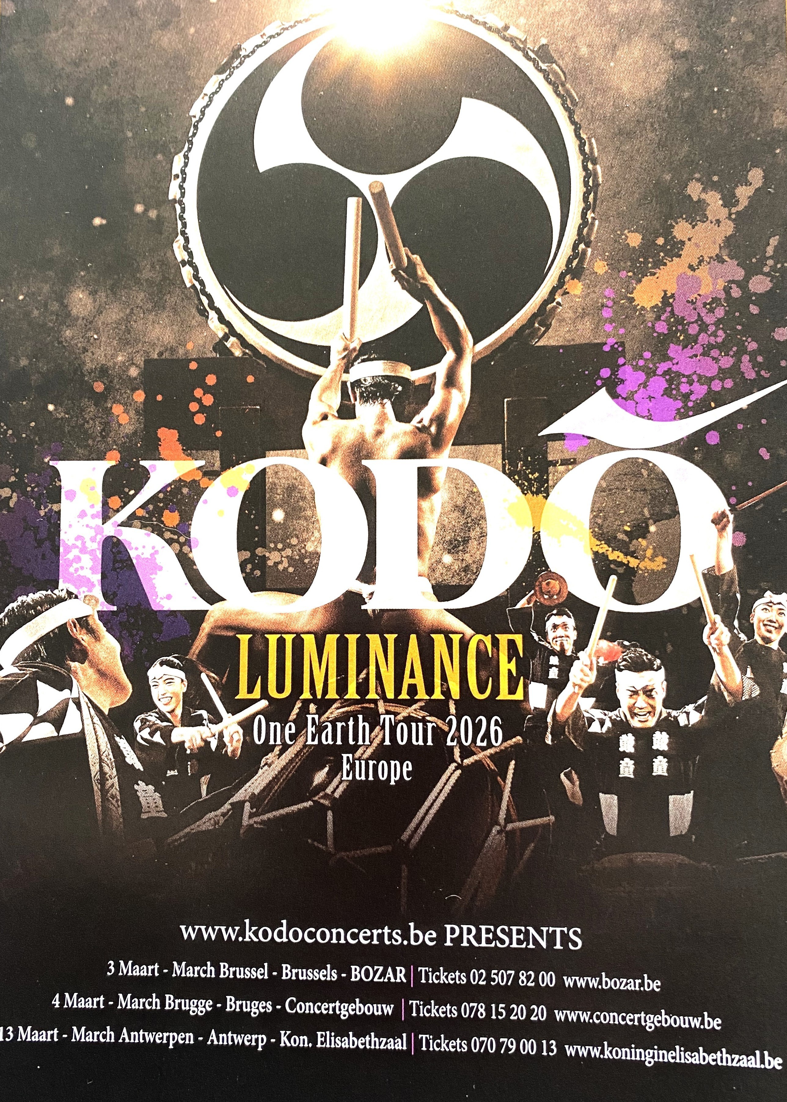 kodo tour 2026 LUMINANCE