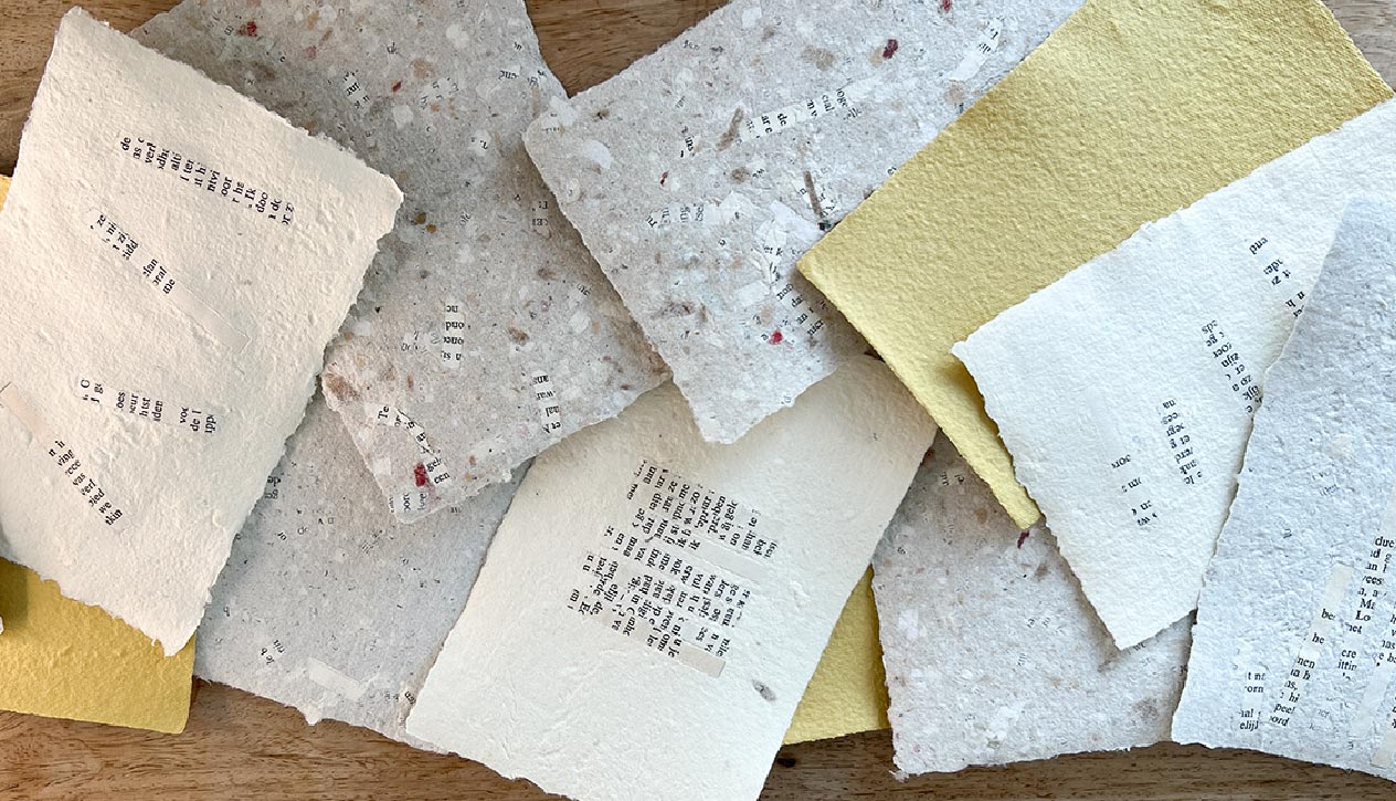 Workshop handgeschept papier