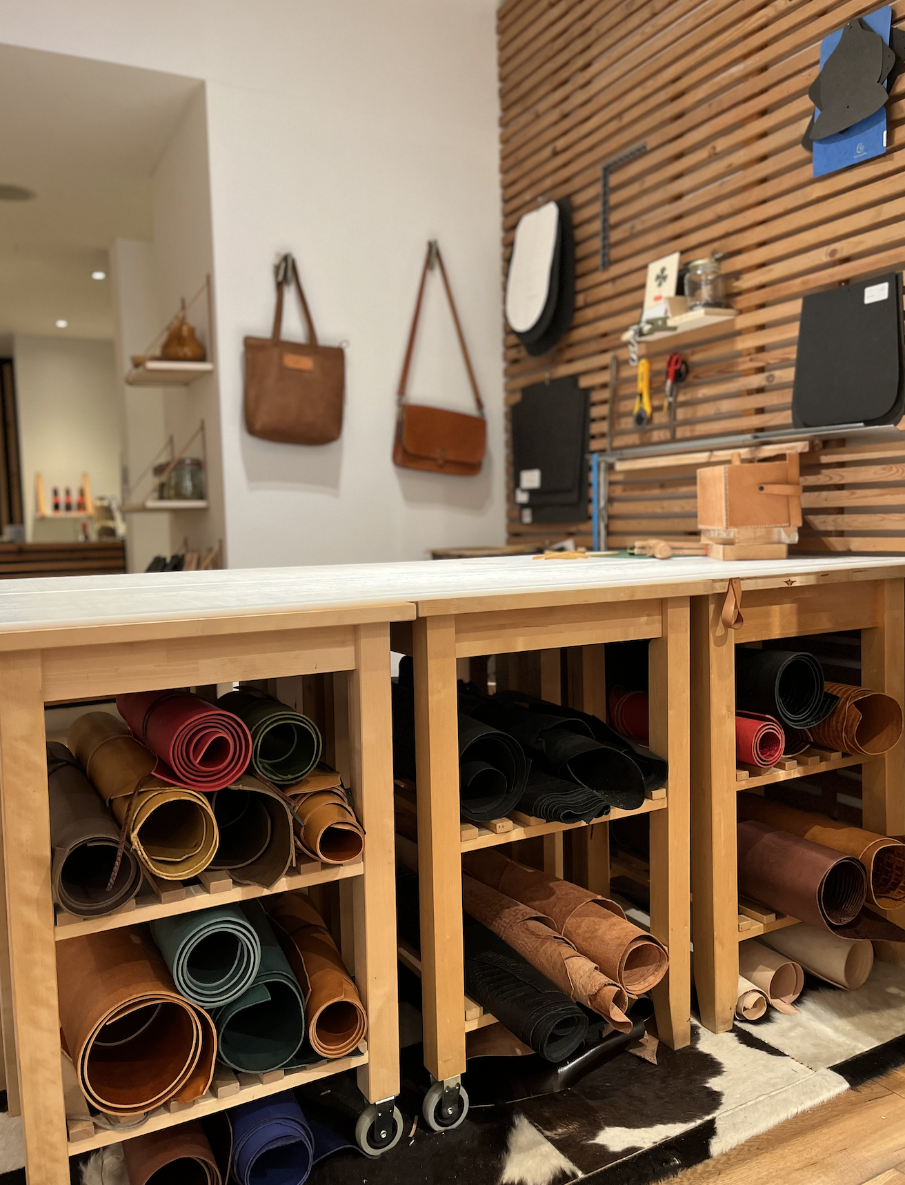 Workshop lederen handtas maken 