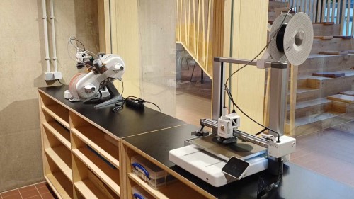 Twee 3D-printers in de Makerspace