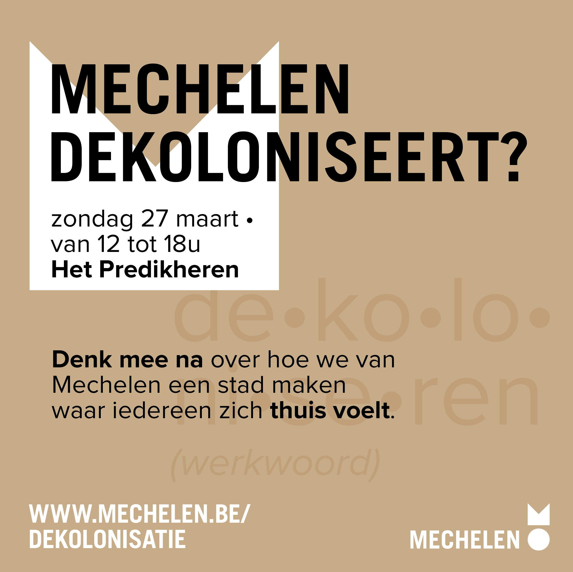 Mechelen Dekoloniseert? - Gespreksdag 27.03.2022
