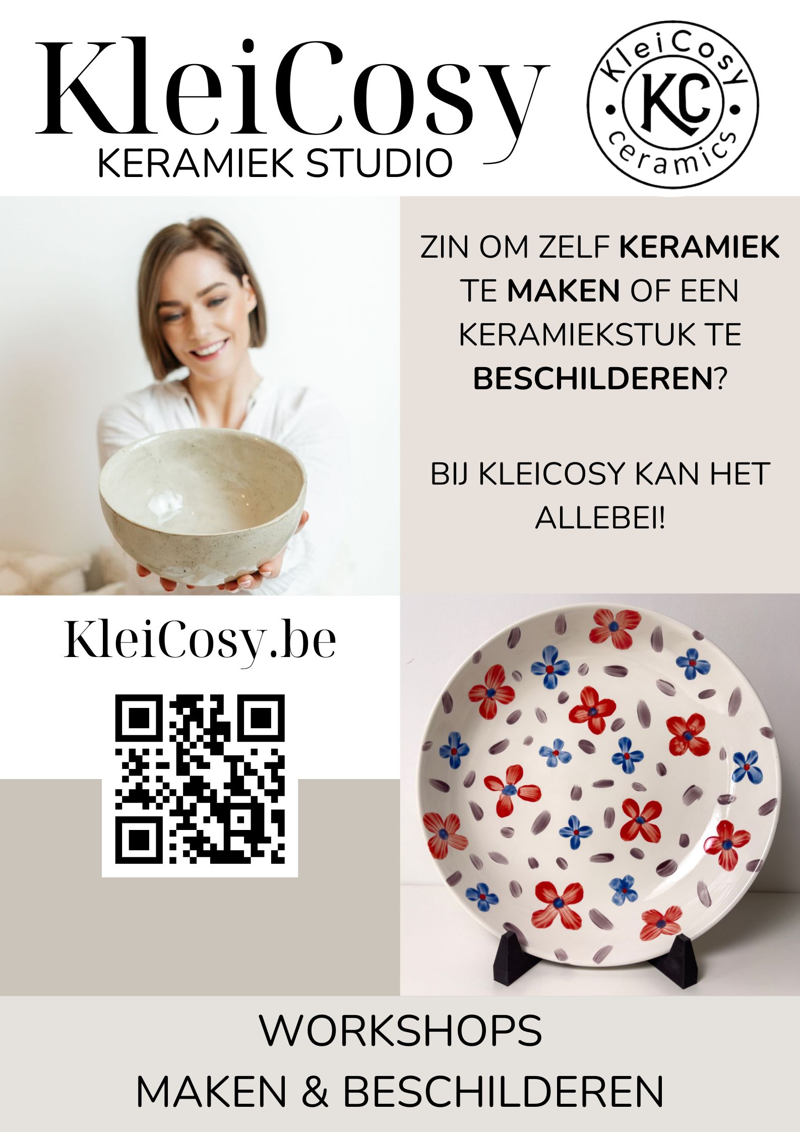 Keramiek workshops maken en beschilderen in Zoersel (Antwerpen)
