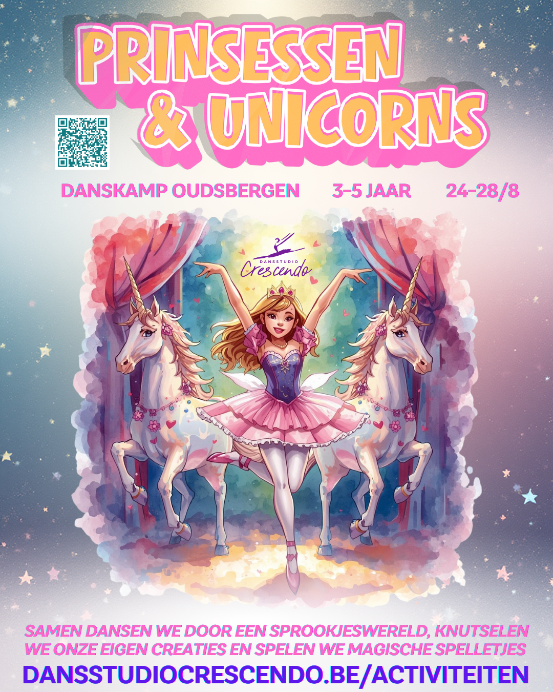 Prinsessen & Unicorns danskamp kleuters