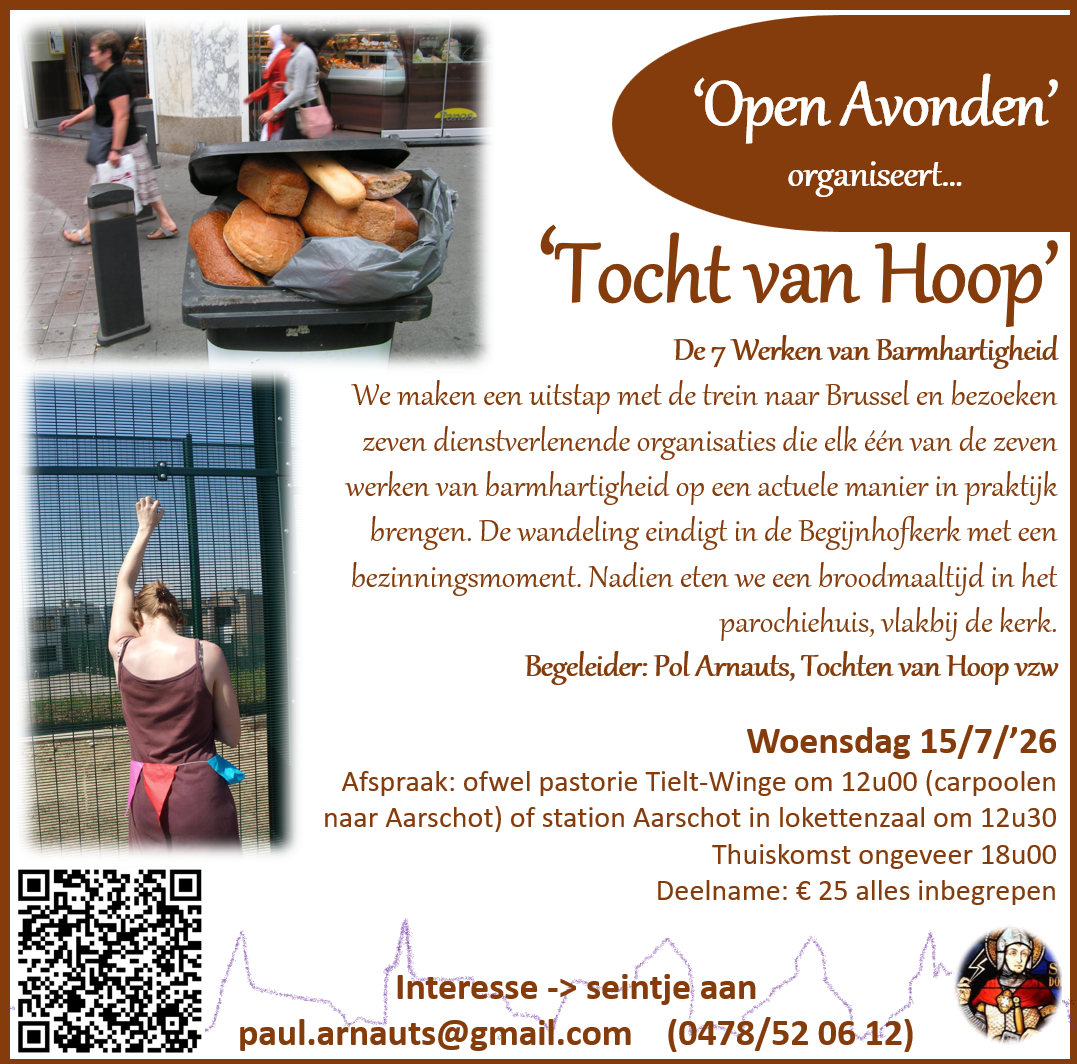 wandeling: de 7 werken van barmhartigheid