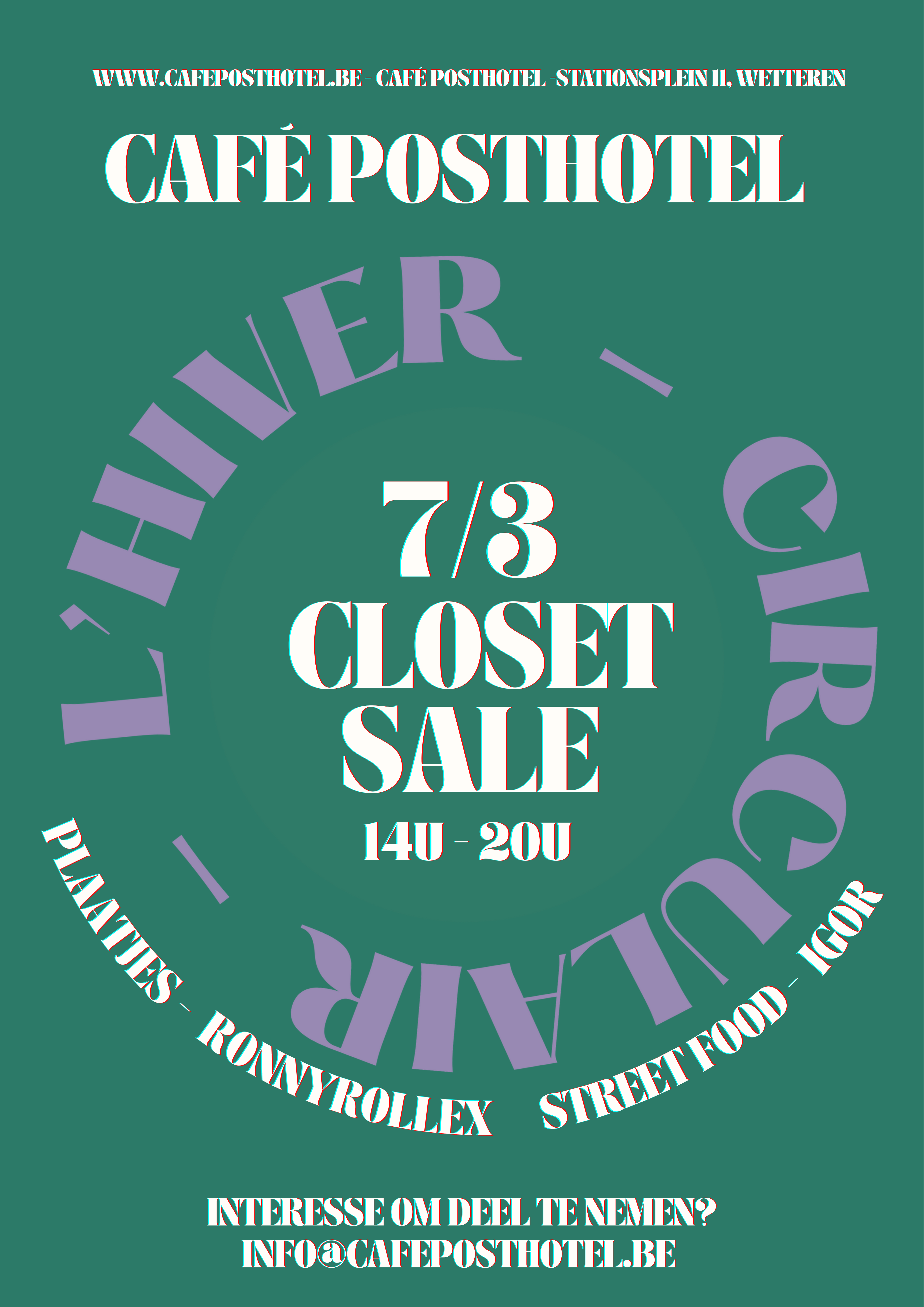 affiche l'hiver circulair