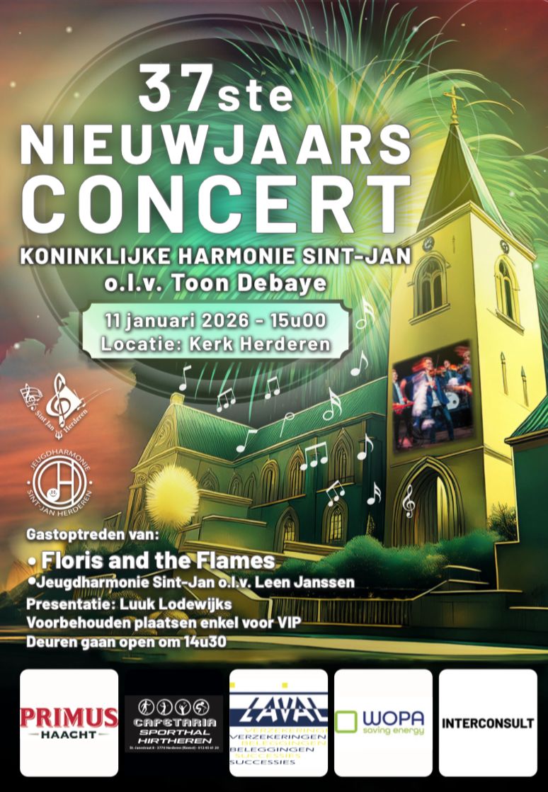 Nieuwjaarsconcert 2026 met Floris and the Flames