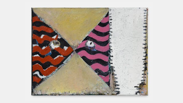 Carole Vanderlinden, Face to face, 2025, oil on canvas, 30 x 39,5 cm.