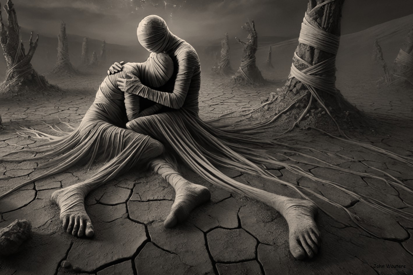 Verschroeide aarde 120x80